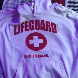 Life guard hoodie (white)